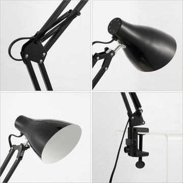 Odile 28.5" Classic Industrial Adjustable Articulated Clamp-On LED Task Lamp - JONATHAN Y